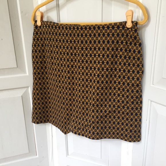 CAbi Black and Brown Mini Skirt - Picture 6 of 14